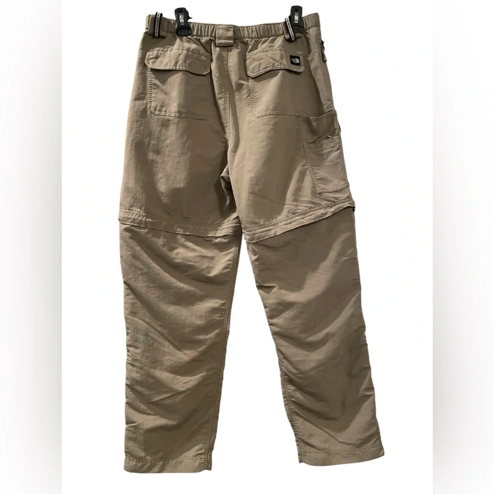 North Face Men’s Convertible Hiking Utility Cargo Pants Tan Size Medium